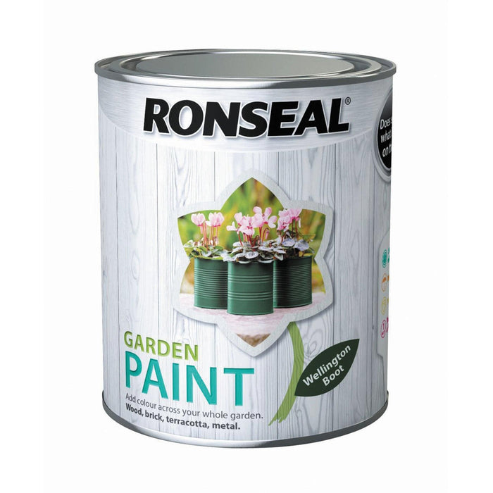Ronseal Garden Paint 750ml Wellington Boot - General Hardware Supplies Homevalue