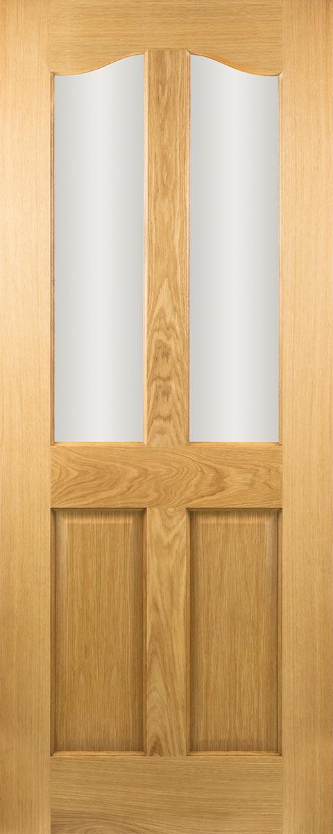 Seadec-Oak-Oak-Longford-Unglazed-2-Panel-Door - General Hardware Supplies Homevalue