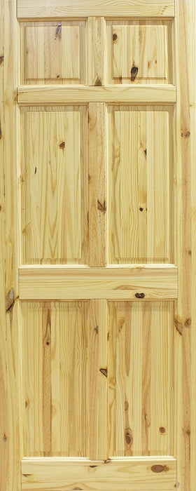 Seadec Red Pine Westport 6 Panel Door - General Hardware Supplies Homevalue