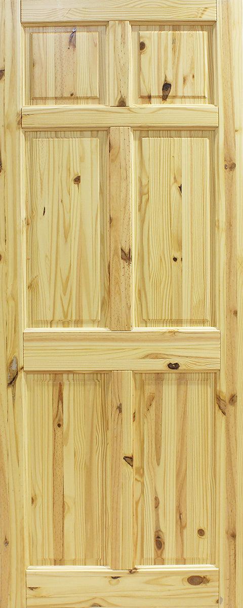 Seadec Red Pine Westport 6 Panel Door - General Hardware Supplies Homevalue