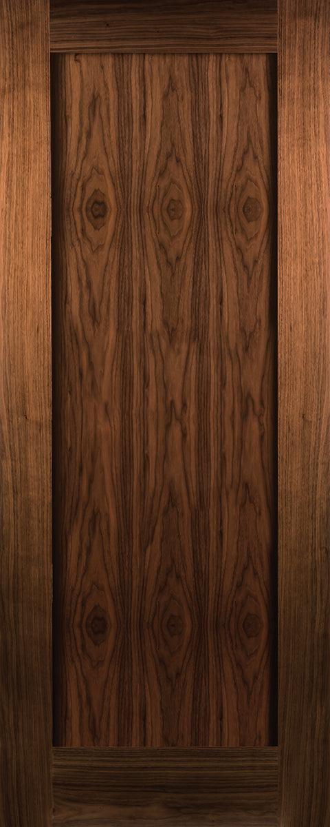 Seadec Walnut Hampton 1 Panel Door - General Hardware Supplies Homevalue