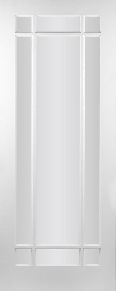 Seadec White Primed Arizona Clear 9 Panel Door - General Hardware Supplies Homevalue