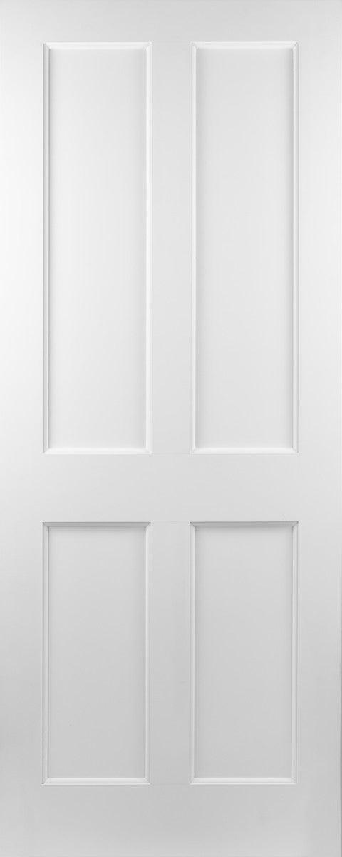 Seadec White Primed Kingscourt 4Panel - General Hardware Supplies Homevalue