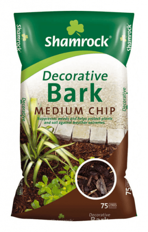Shamrock Medium Chip Bark 75 litre - General Hardware Supplies Homevalue