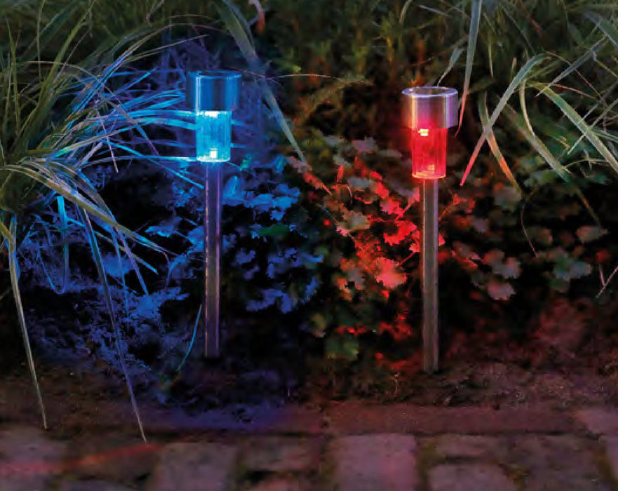 Solar Stake Lights Colour Change - General Hardware Supplies Homevalue