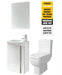 Sonas 45 Prague Wall Hung White Unit & Tap & S600 Wc - *Special Offer - General Hardware Supplies Homevalue