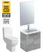 Sonas 50 Paris Wall Hung 2 Doors Sandy Grey Unit & Tap & S600 Wc - *Special Offer - General Hardware Supplies Homevalue