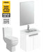 Sonas 50 Paris Wall Hung 2 Doors White Unit & Tap & S600 Wc - *Special Offer - General Hardware Supplies Homevalue