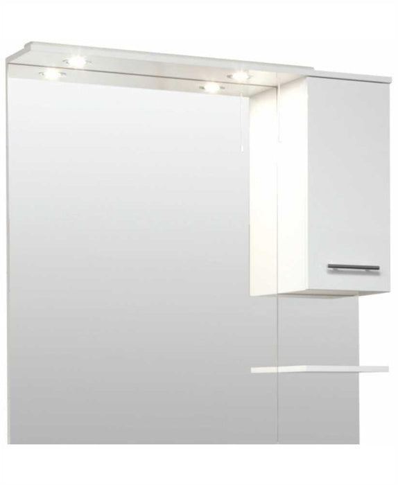 Sonas Belmont 100cm White LED Mirror - General Hardware Supplies Homevalue