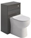 Sonas Belmont Back to Wall WC Unit Gloss Grey - General Hardware Supplies Homevalue