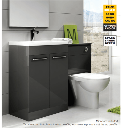 Sonas Otto Plus Gloss Grey - Strata - *Special Offer - General Hardware Supplies Homevalue