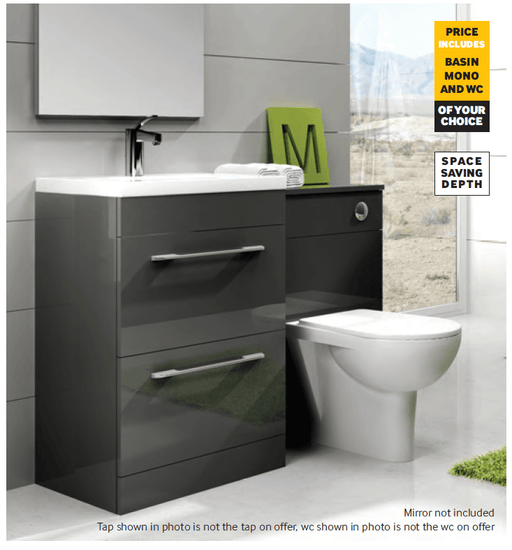 Sonas Otto Plus Gloss Grey - Verona - *Special Offer - General Hardware Supplies Homevalue