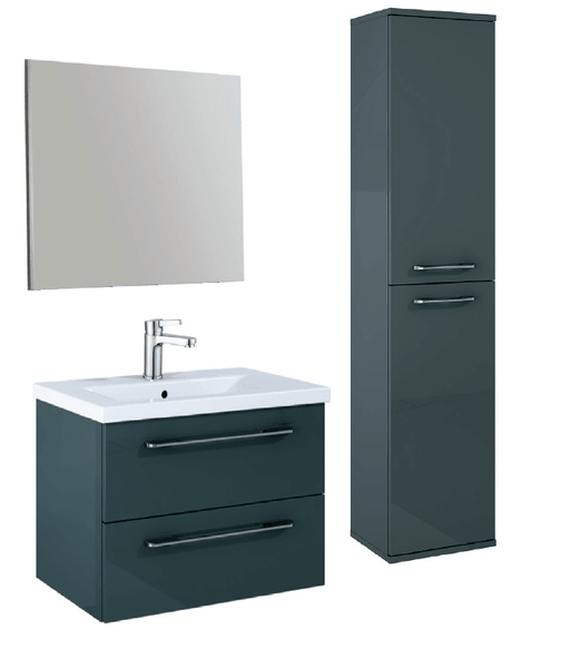 Sonas Otto Plus Gloss Grey Wall Hung Unit Furniture Pack - *Special Offer - General Hardware Supplies Homevalue