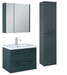 Sonas Otto Plus Gloss Grey Wall Hung Unit Furniture Pack  - *Special Offer - General Hardware Supplies Homevalue