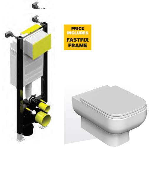 Sonas Series 600 Wc With Fastfix Frame  - *Special Offer - General Hardware Supplies Homevalue