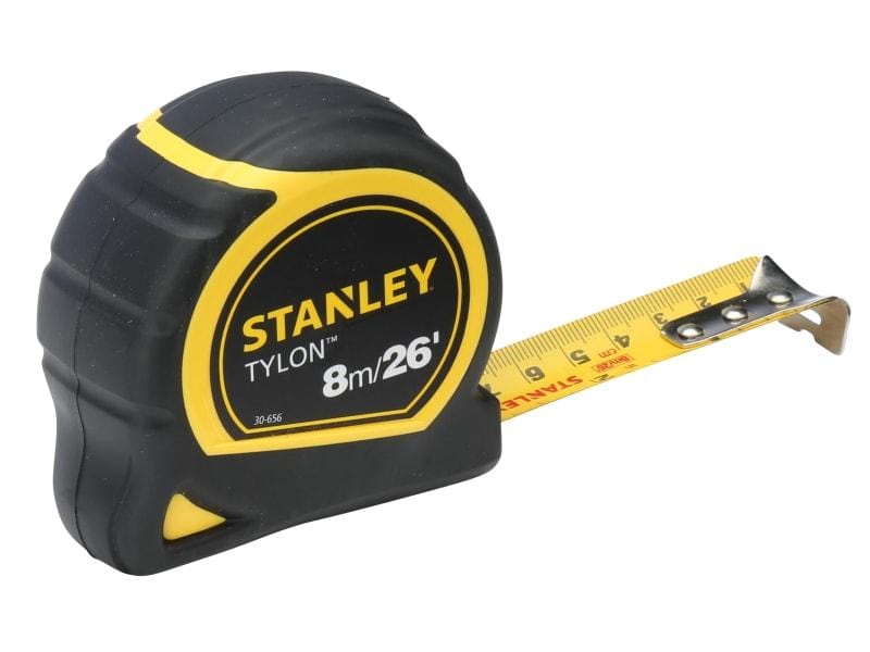 Stanley Tylon Measuring Tape 8m 26ft - General Hardware Supplies Homevalue