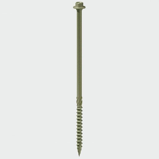 Timco In-Dex Timber Screws - Hex Head - Exterior - Green - General Hardware Supplies Homevalue