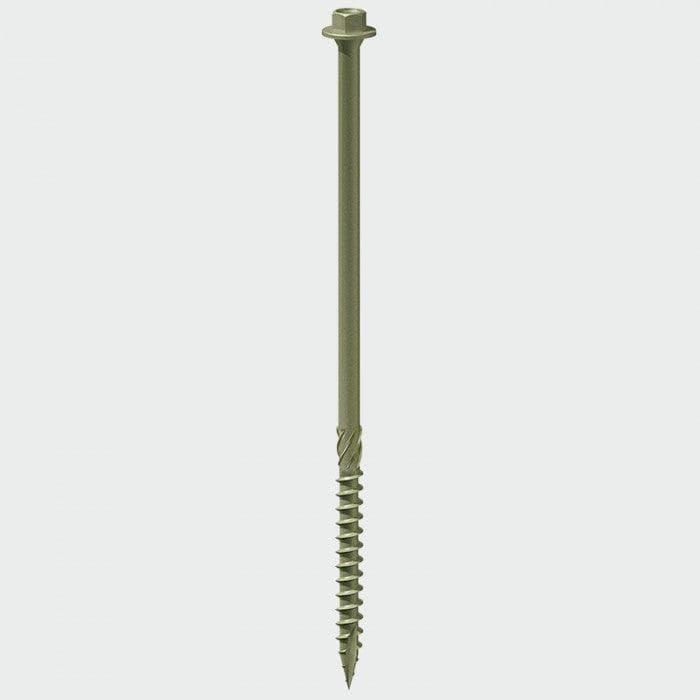 Timco In-Dex Timber Screws - Hex Head - Exterior - Green - General Hardware Supplies Homevalue