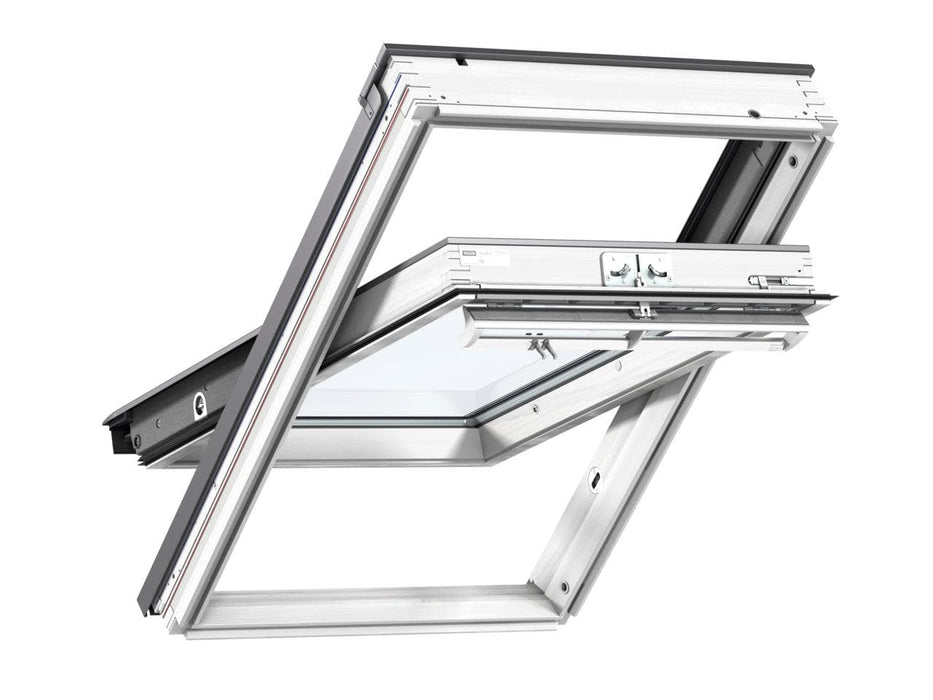 Velux White Painted Centre Pivot Roof Window - 55X78Cm - General Hardware Supplies Homevalue