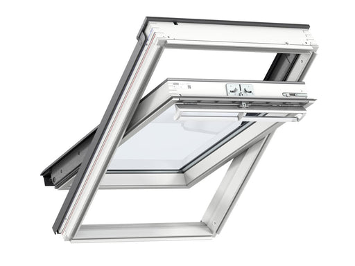 Velux White Painted Centre Pivot Roof Window - 66X118Cm - General Hardware Supplies Homevalue