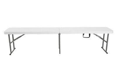 White Party Folding 6ft Bench - General Hardware Supplies Homevalue